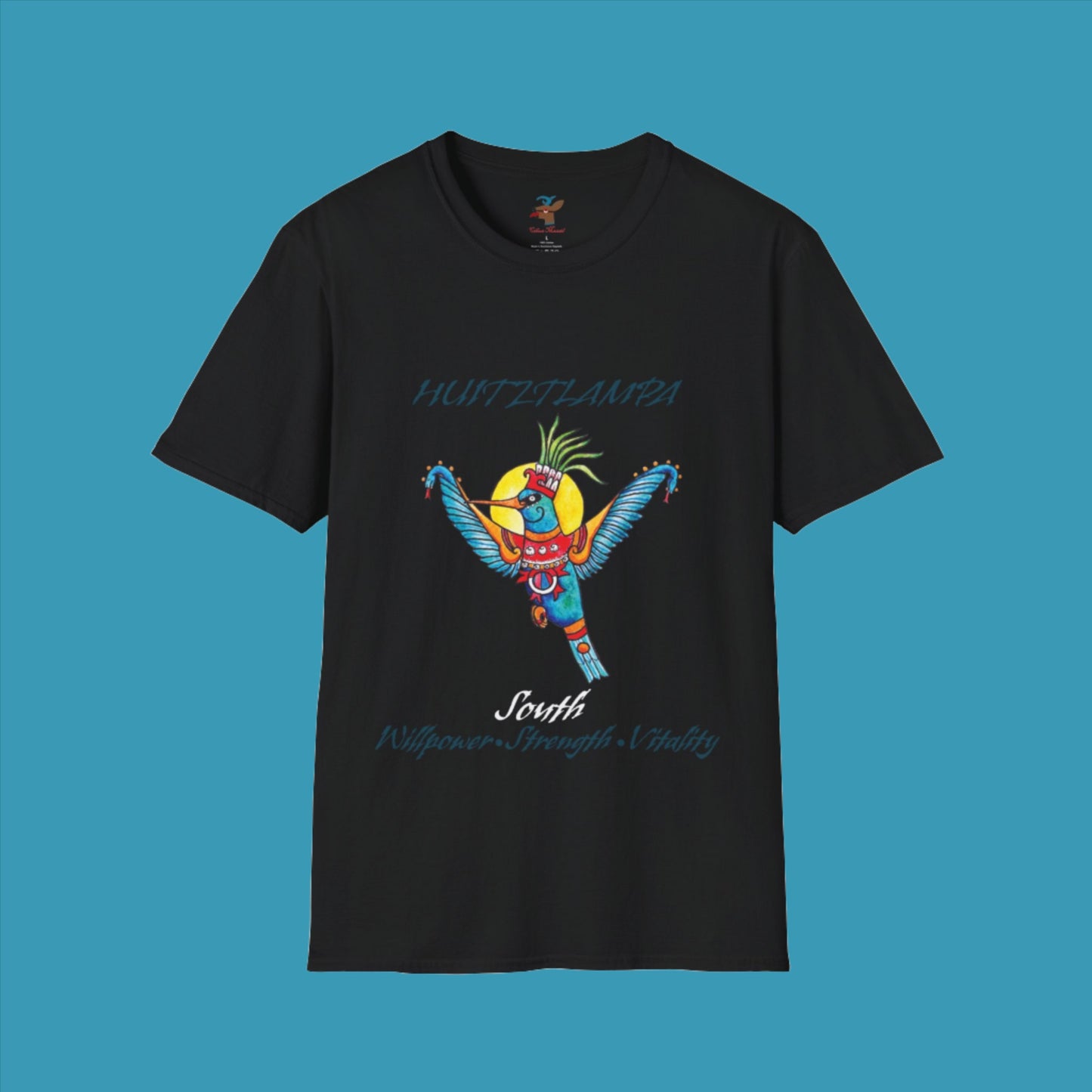 Huitztlampa Huitzilopochtli Unisex Softstyle T-Shirt| east direction| aztec dance| danza azteca| apparel| clothing| tshirt