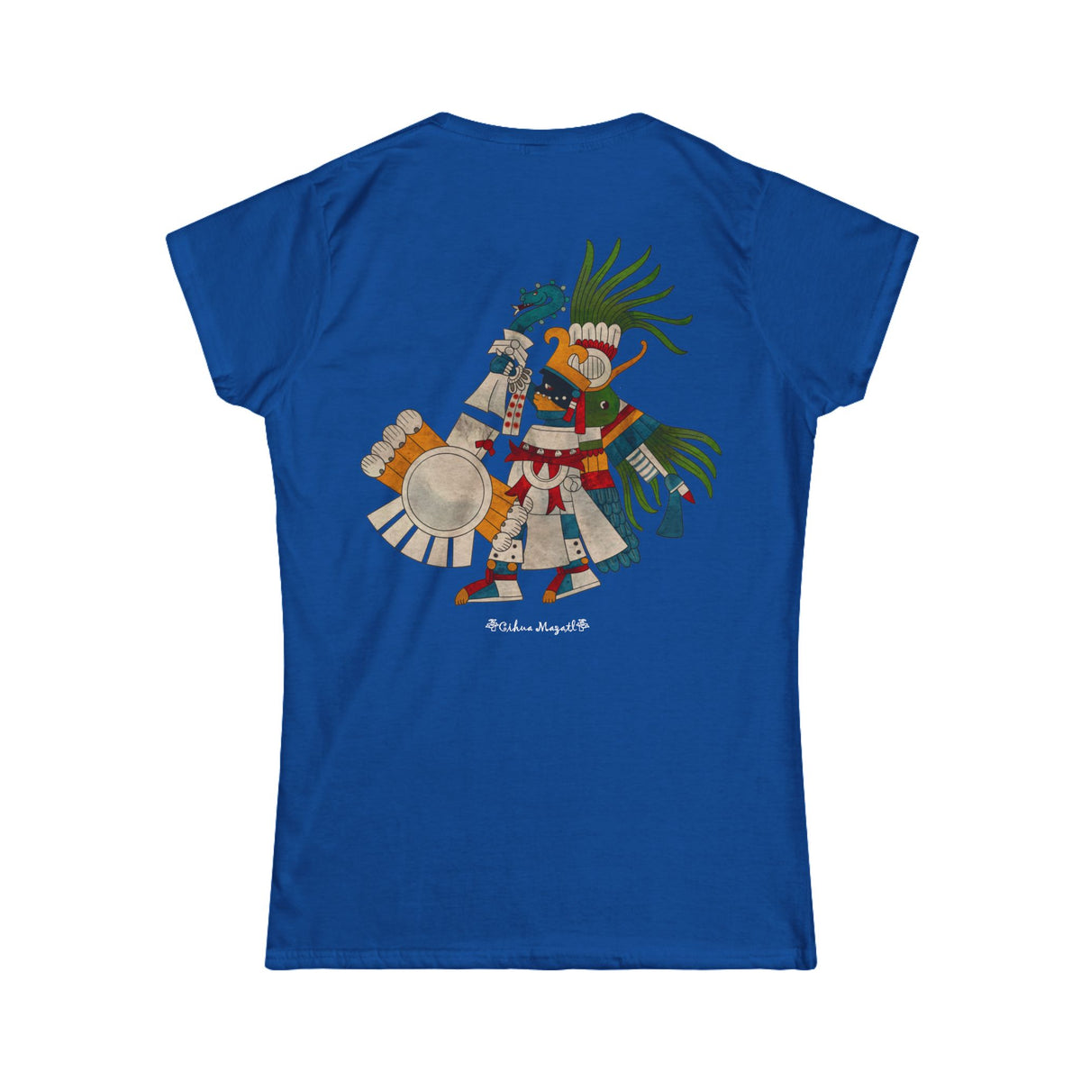 Huitzilopochtli has my back-Women's Black T-Shirt