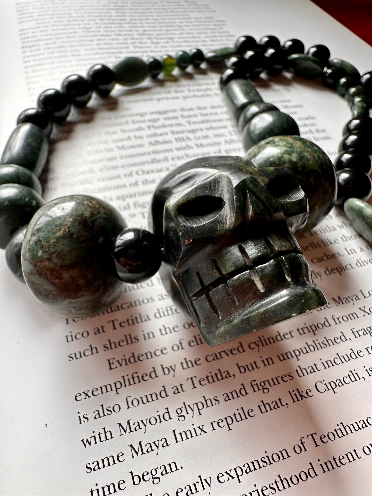 Jade Skull necklace