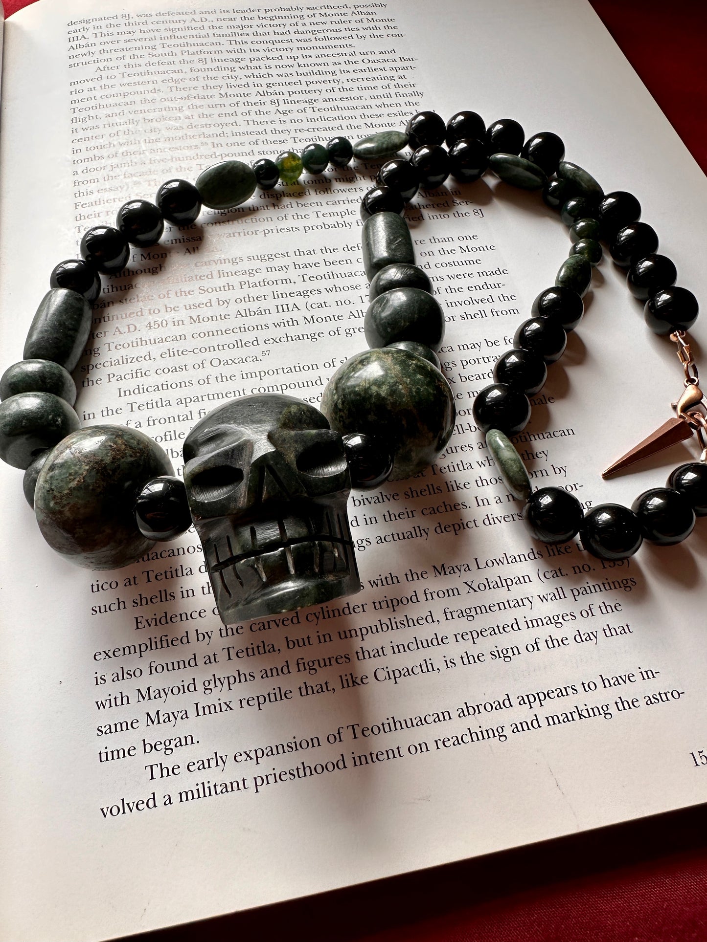 Jade Skull necklace