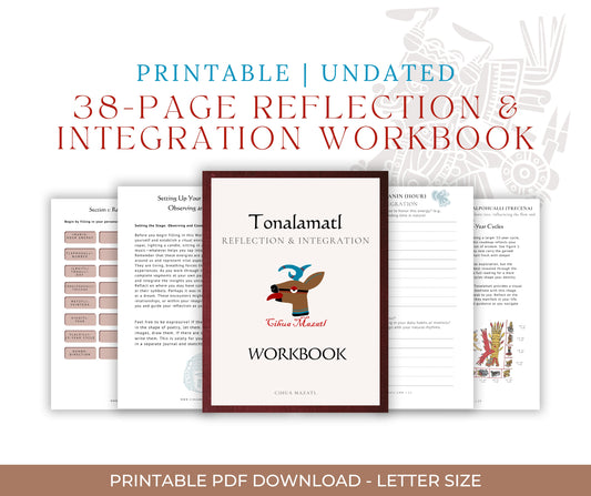 PERSONALIZED PDF TONALAMATL + WORKBOOK