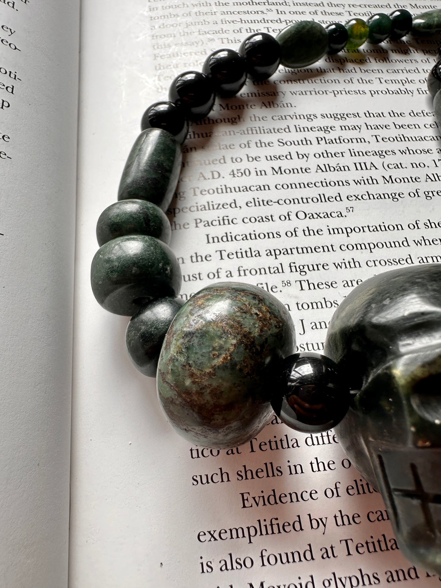 Jade Skull necklace