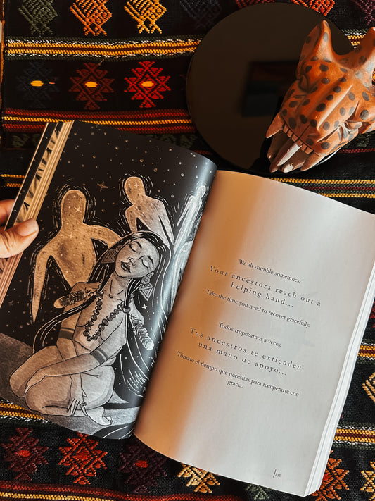 Black & White Edition Tlahtolli Oracle Paperback Book