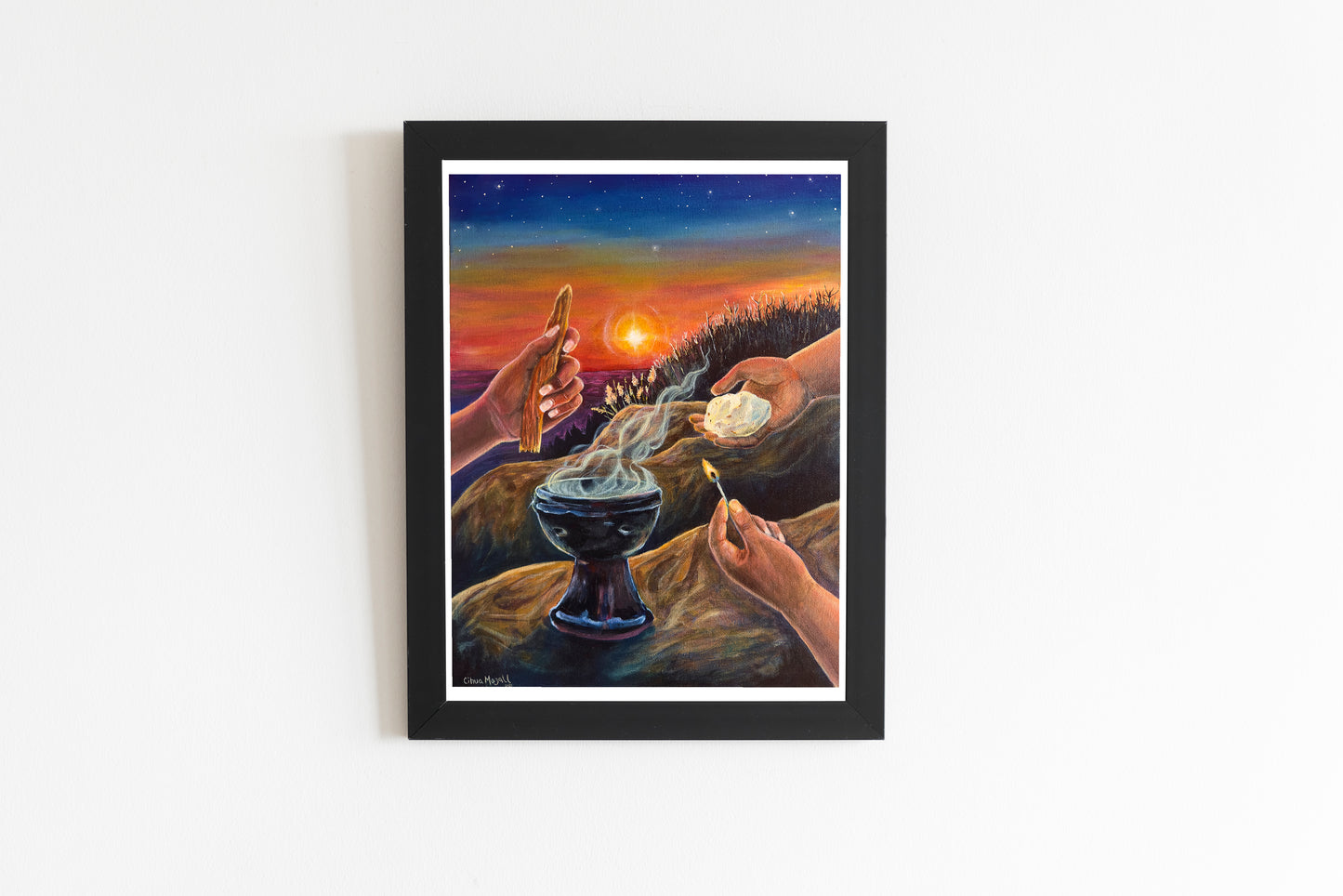 Helping Hands 8.5x11 art print