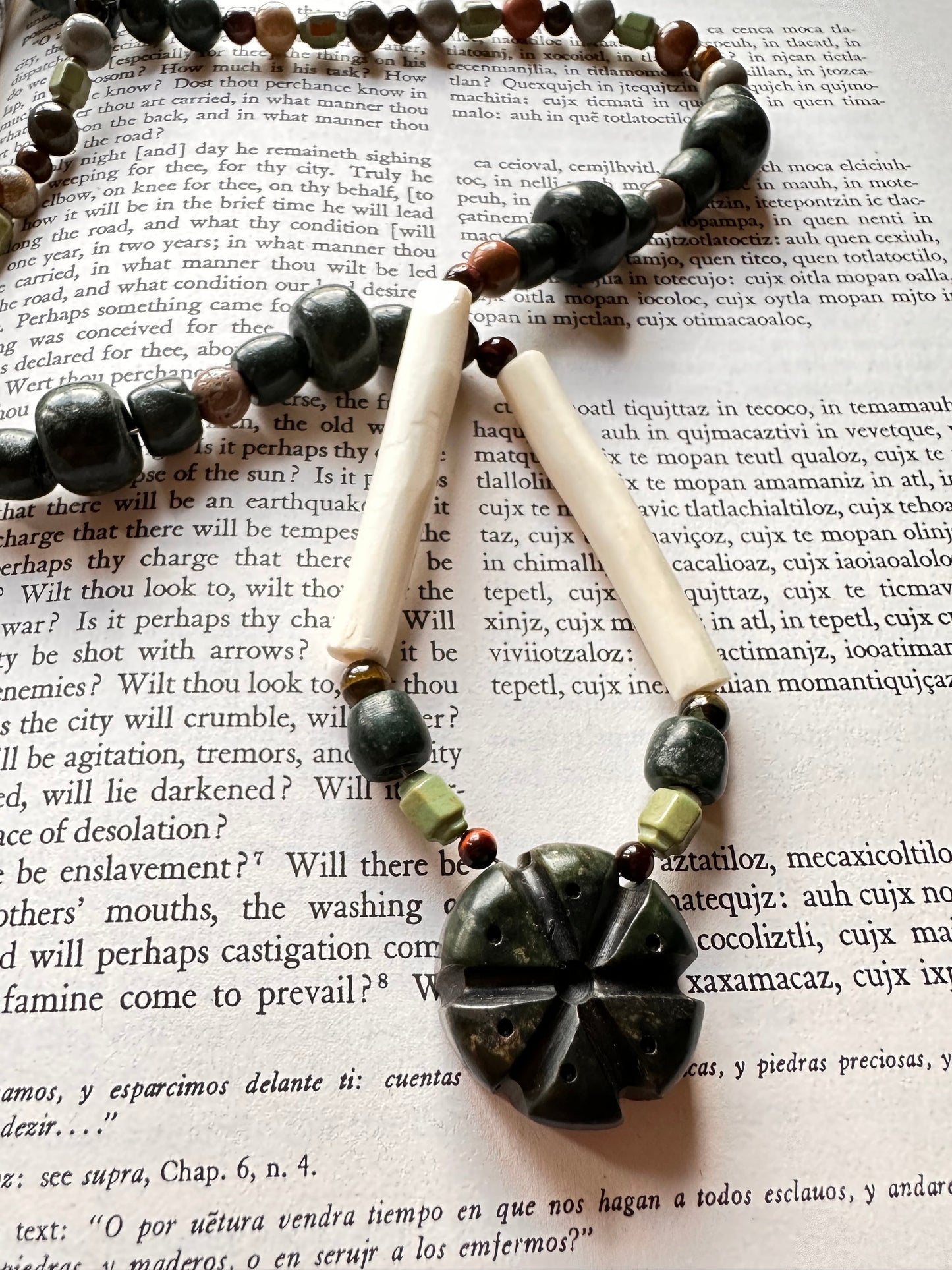 Peyote Hikuri jade necklace
