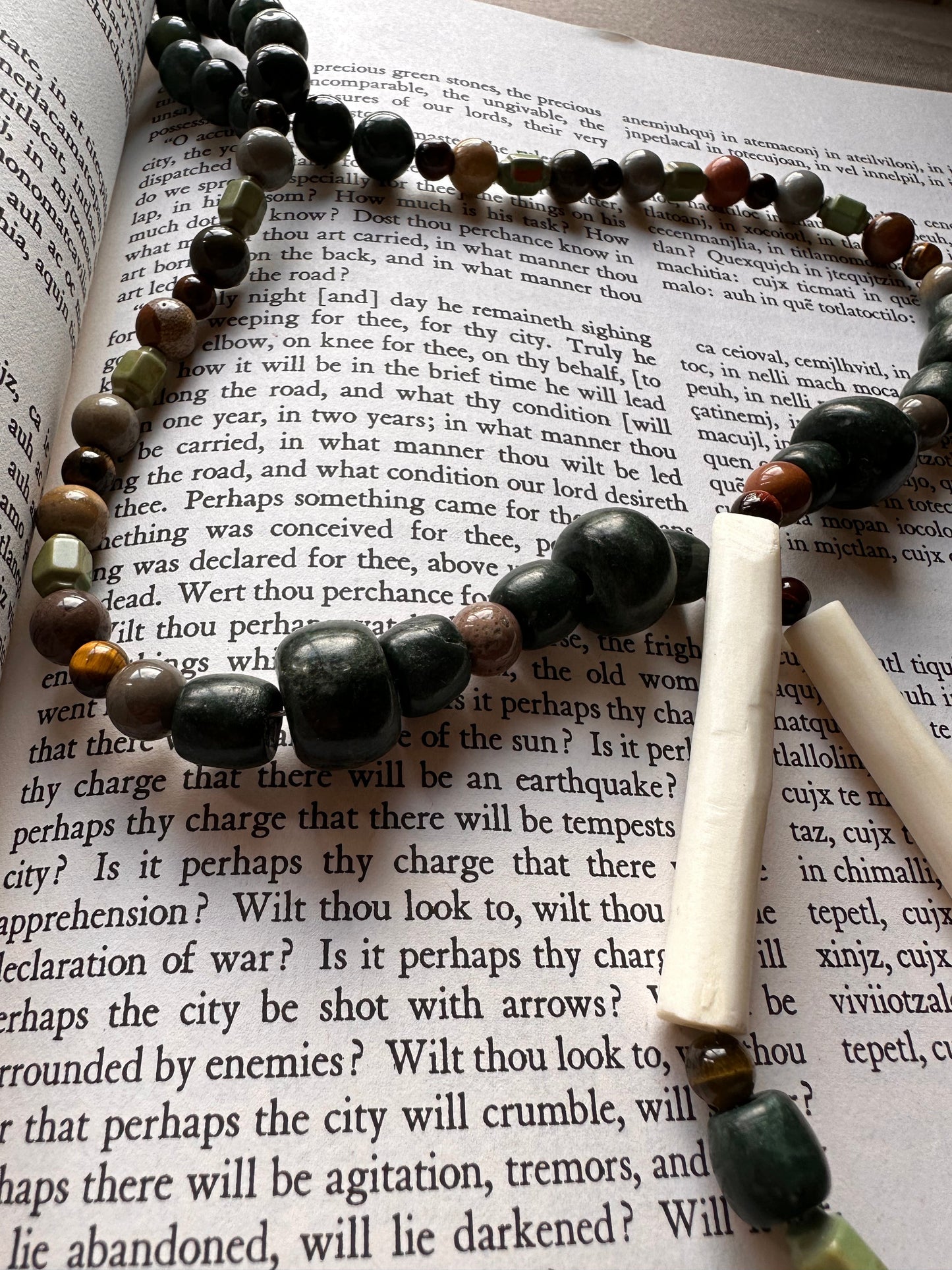 Peyote Hikuri jade necklace