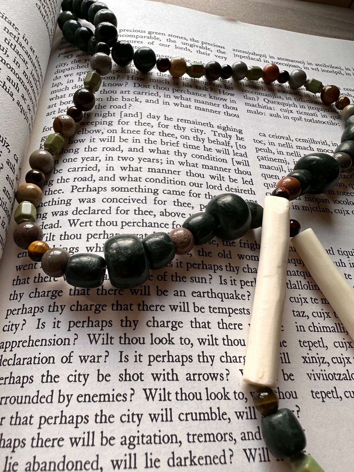 Peyote Hikuri jade necklace