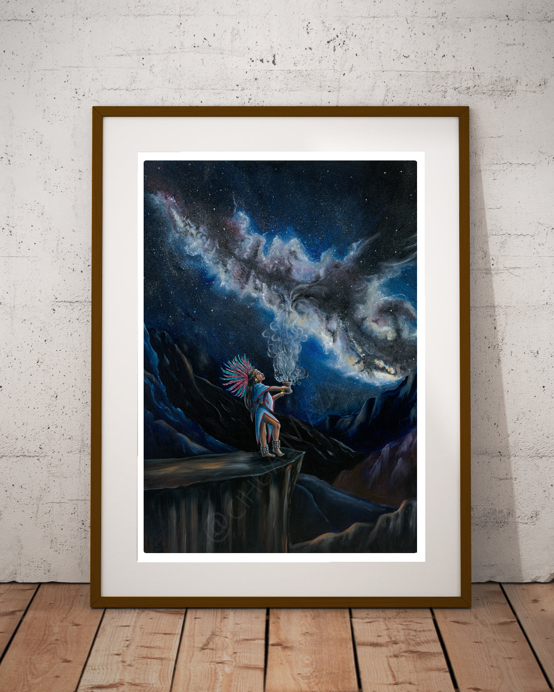 Ofrenda Signed Art Print | sahumadora| danza azteca