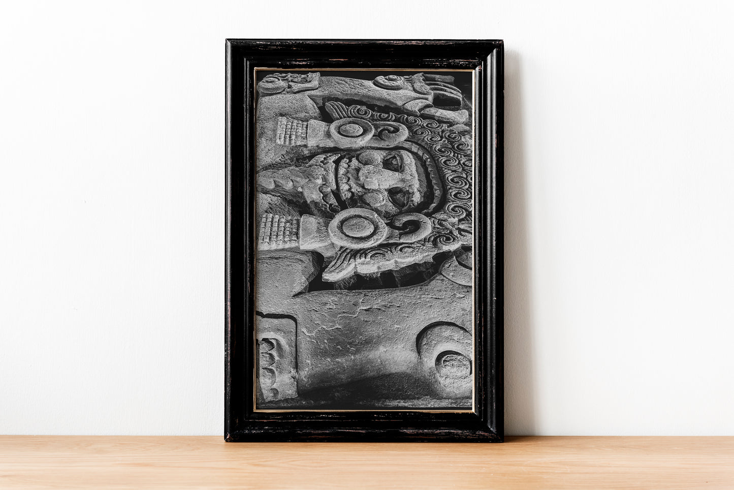 Impresión fotográfica de bellas artes de Tlaltecuhtli | Calendario azteca