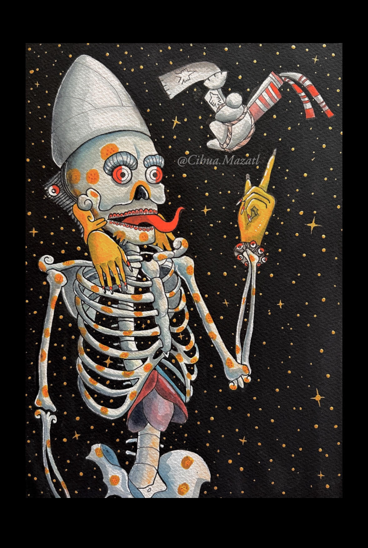Mictlantecuhtli Art Print