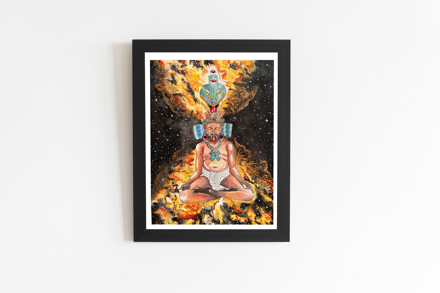 Huehueteotl Art Print