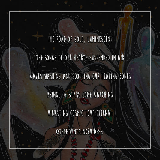 Cosmic Beings Art Print