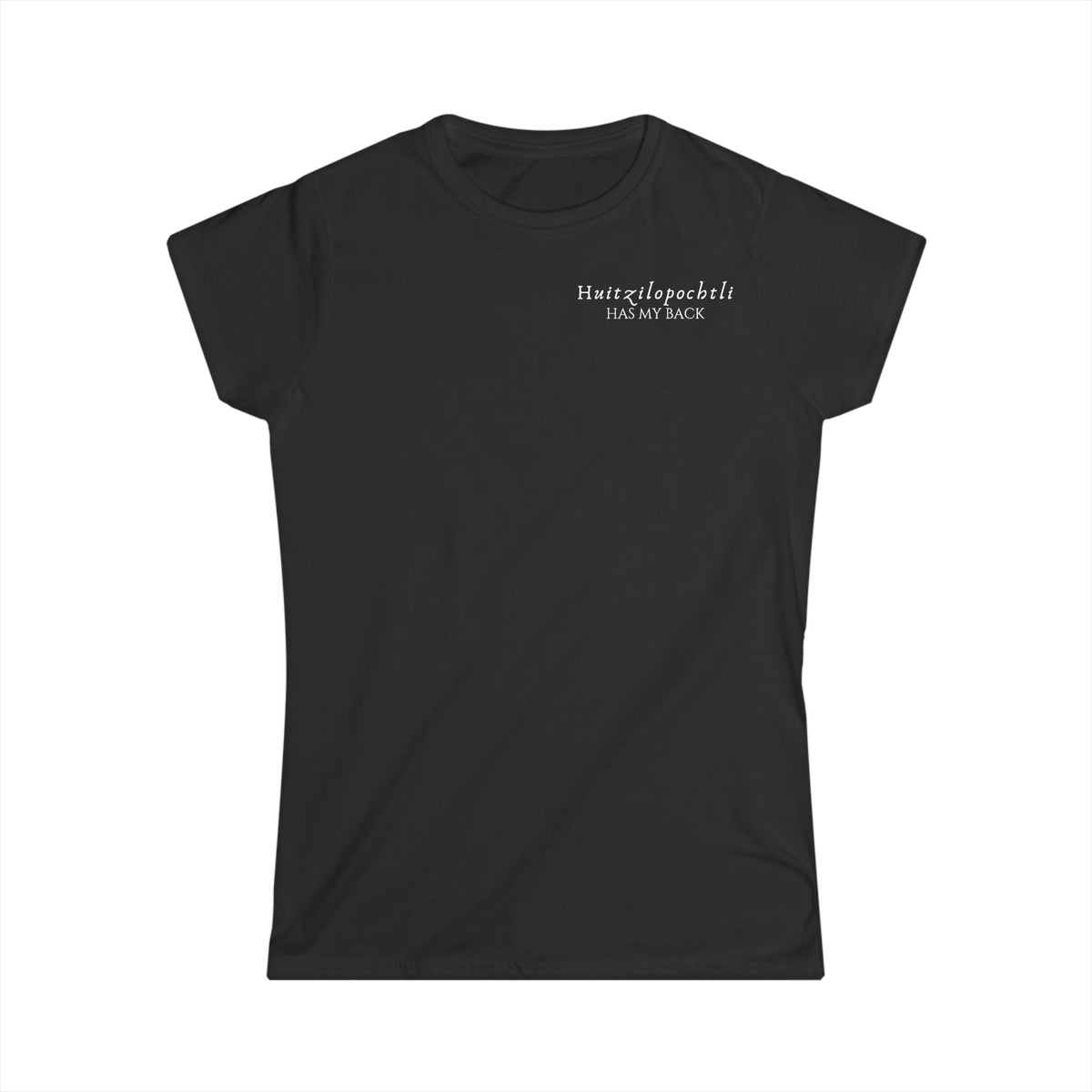 Huitzilopochtli has my back-Women's Black T-Shirt