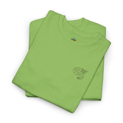 Coatl Snake Tonalli Embroidered Design T-Shirt