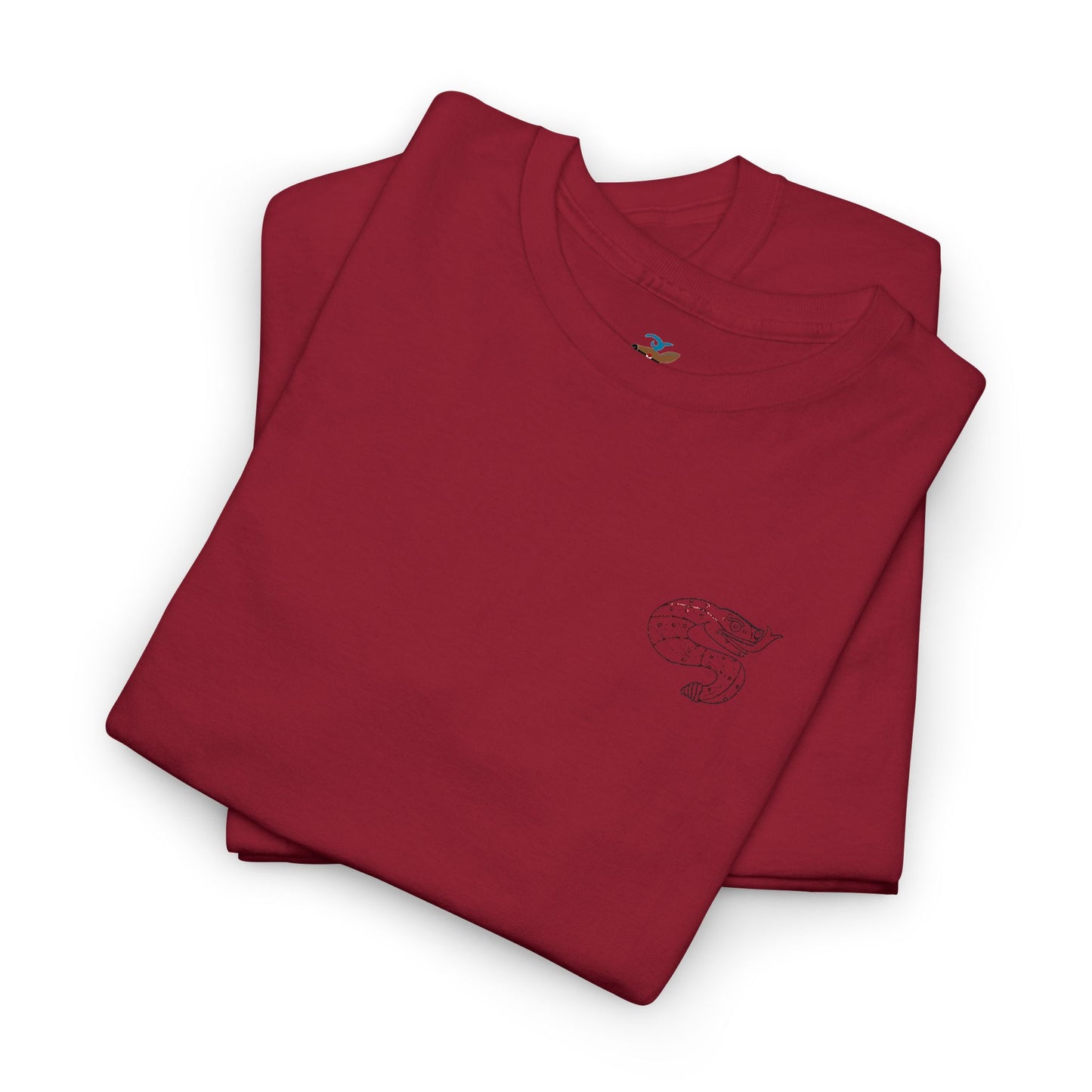 Coatl Snake Tonalli Embroidered Design T-Shirt