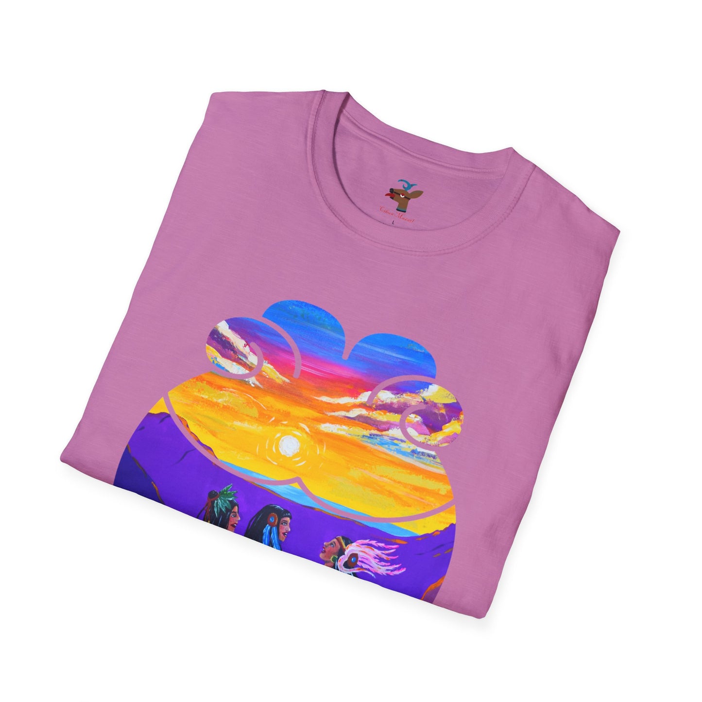Camiseta unisex de estilo suave Amistad | Amistad azteca | Calpulli | Yollotl | Danza Azteca | Indígena | Danza azteca | Ropa | Ropa
