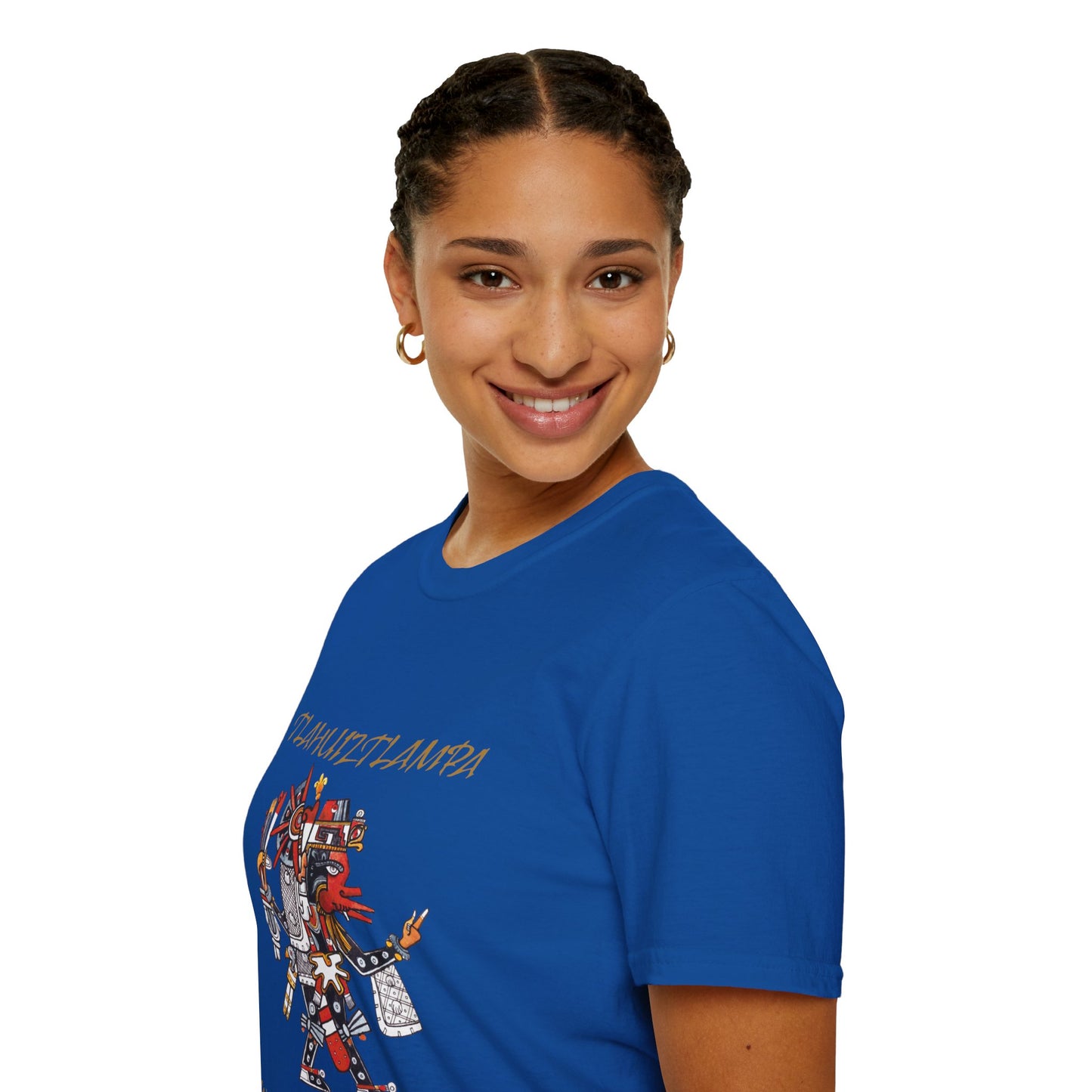 Camiseta unisex estilo suave Tlahuiztlampa Quetzalcoatl | dirección este | danza azteca | danza azteca | ropa | ropa | camiseta