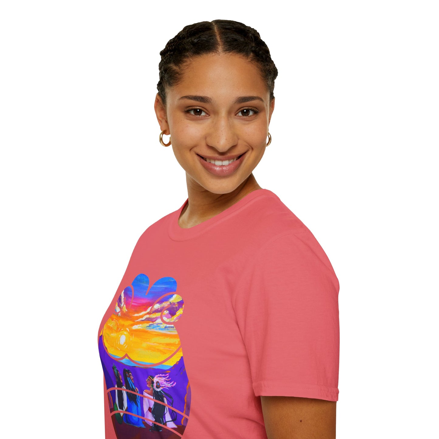Camiseta unisex de estilo suave Amistad | Amistad azteca | Calpulli | Yollotl | Danza Azteca | Indígena | Danza azteca | Ropa | Ropa