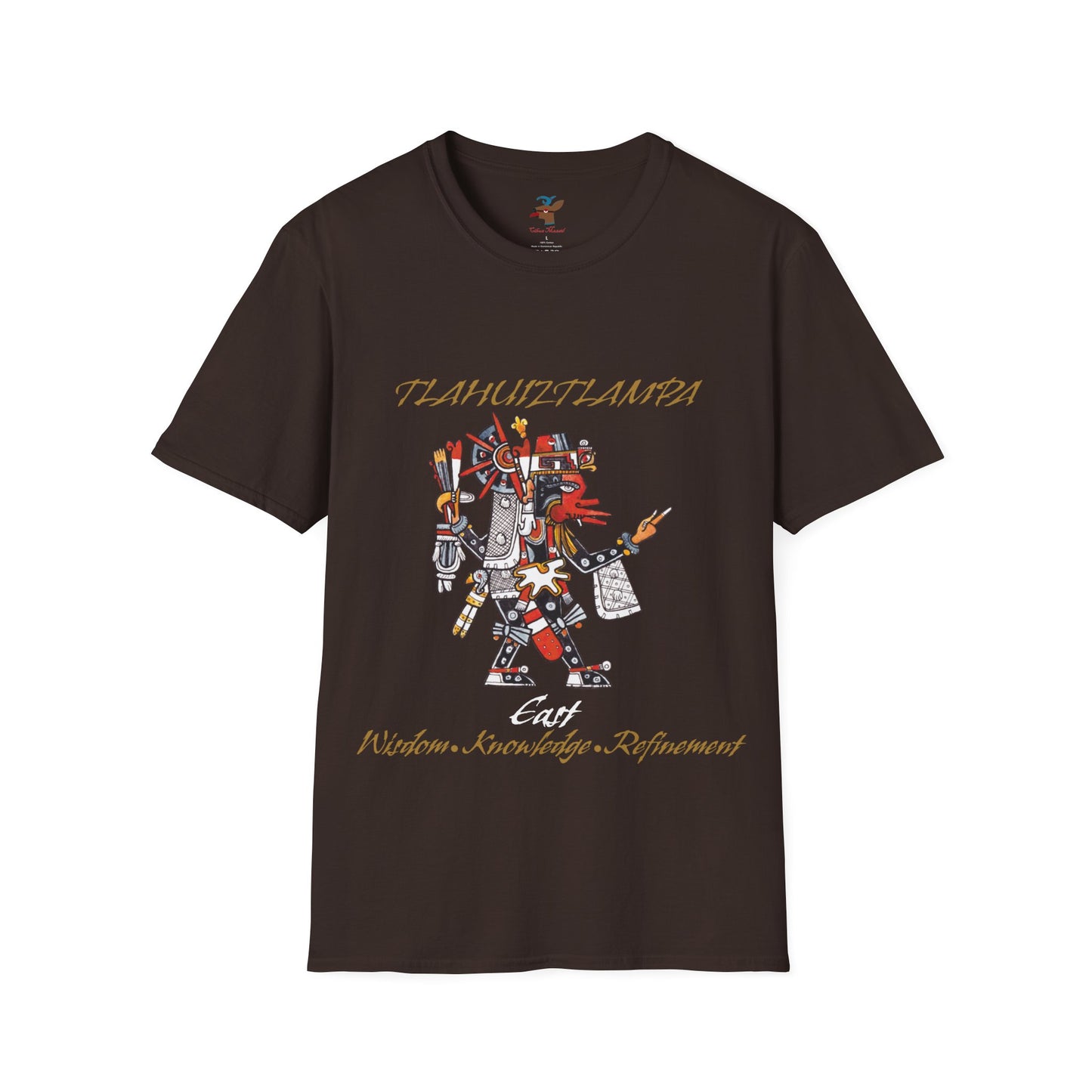 Camiseta unisex estilo suave Tlahuiztlampa Quetzalcoatl | dirección este | danza azteca | danza azteca | ropa | ropa | camiseta