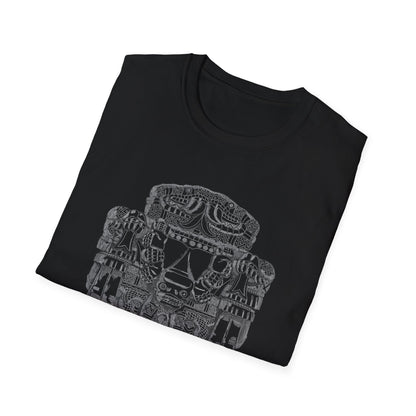 Coatlicue Tonantzin T-Shirt – Ancient Mesoamerican Glyph Illustration Tee