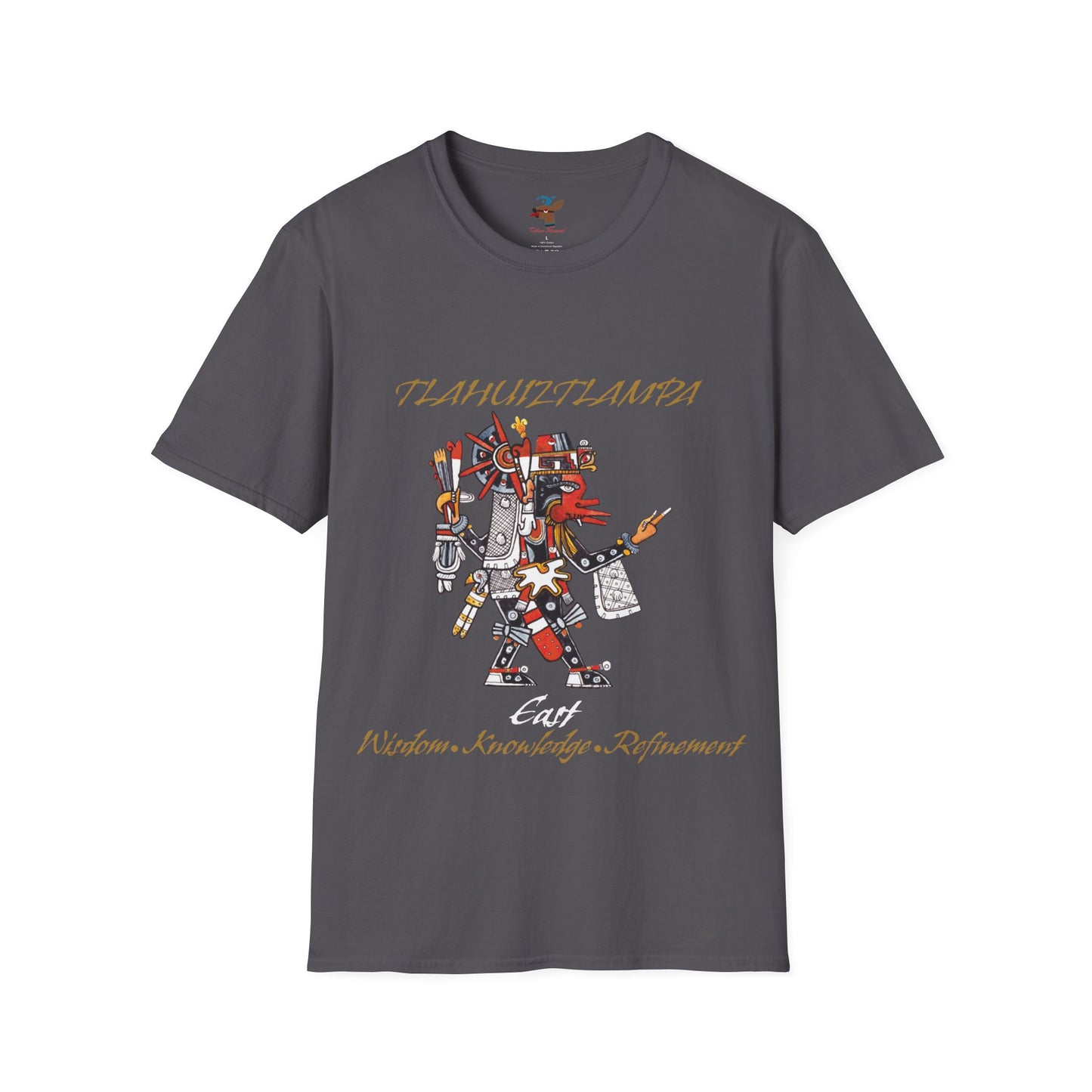 Camiseta unisex estilo suave Tlahuiztlampa Quetzalcoatl | dirección este | danza azteca | danza azteca | ropa | ropa | camiseta