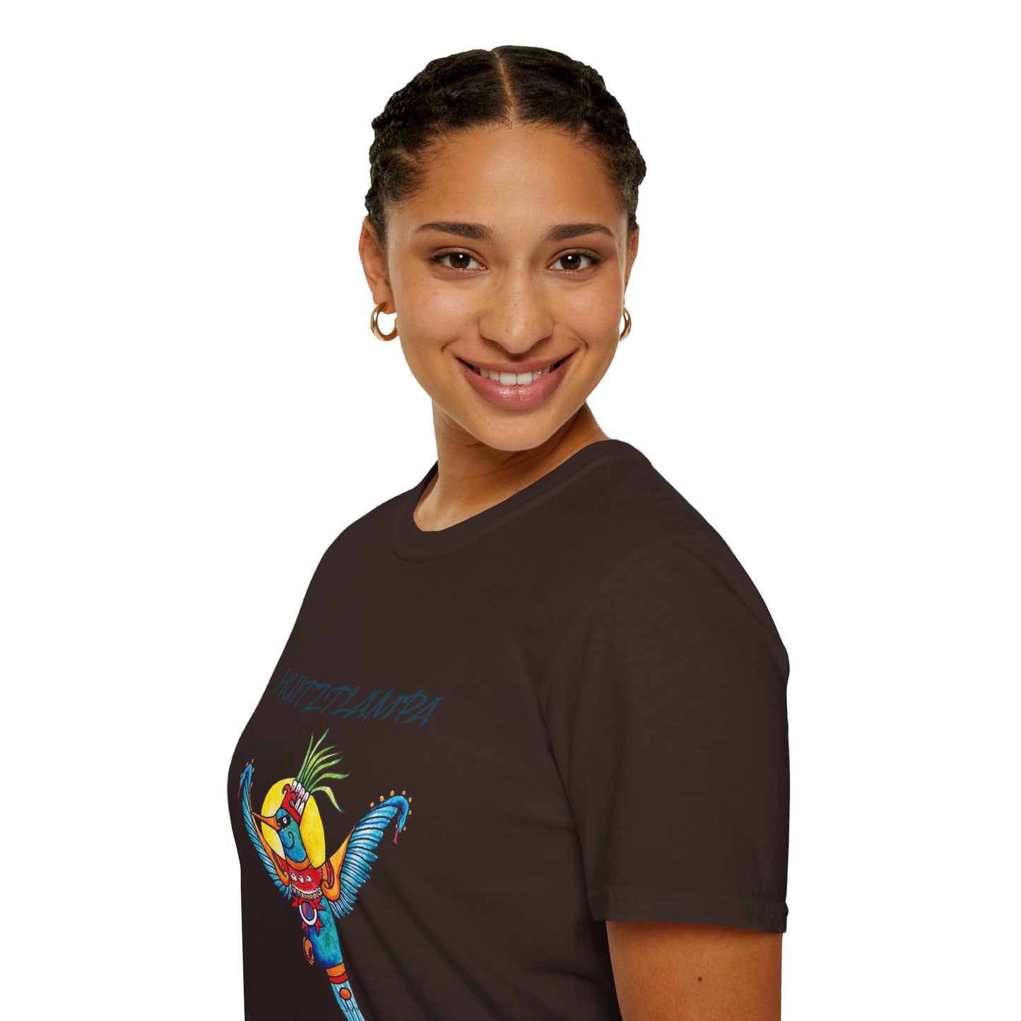 Huitztlampa Huitzilopochtli Unisex Softstyle T-Shirt| east direction| aztec dance| danza azteca| apparel| clothing| tshirt