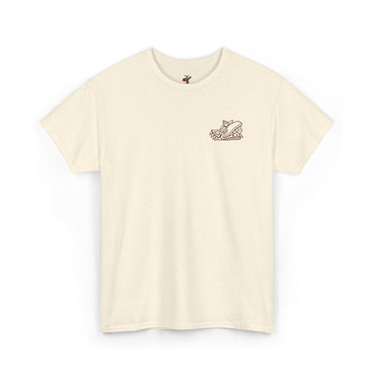 Cipactli Crocodile Tonalli Embroidered Design T-Shirt
