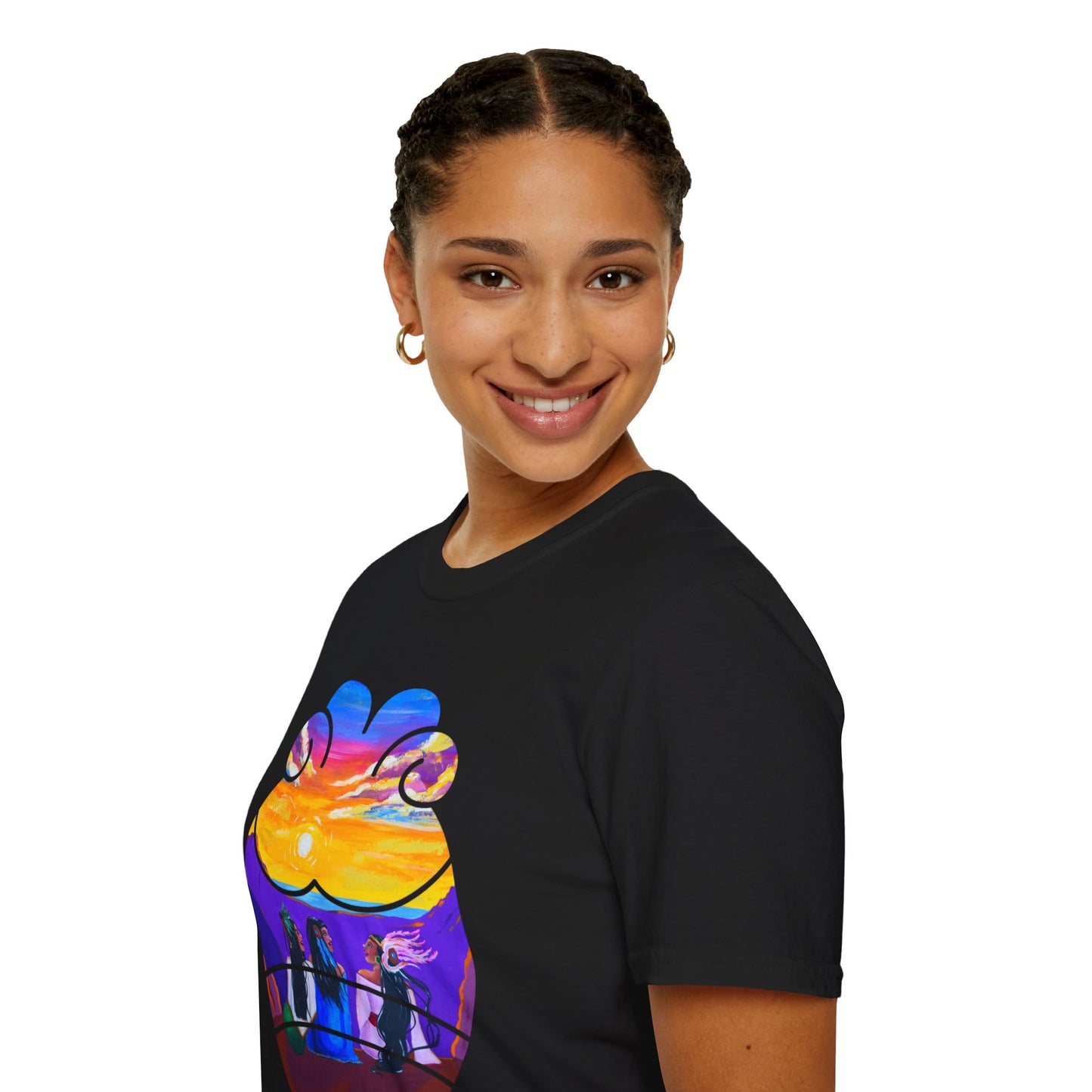 Camiseta unisex de estilo suave Amistad | Amistad azteca | Calpulli | Yollotl | Danza Azteca | Indígena | Danza azteca | Ropa | Ropa