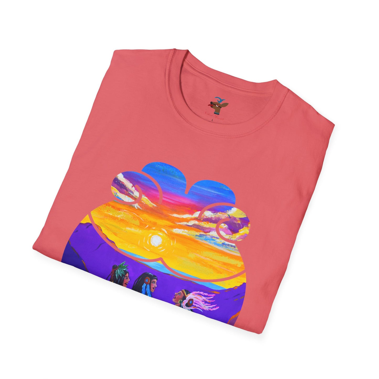 Camiseta unisex de estilo suave Amistad | Amistad azteca | Calpulli | Yollotl | Danza Azteca | Indígena | Danza azteca | Ropa | Ropa