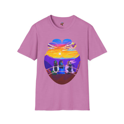 Camiseta unisex de estilo suave Amistad | Amistad azteca | Calpulli | Yollotl | Danza Azteca | Indígena | Danza azteca | Ropa | Ropa