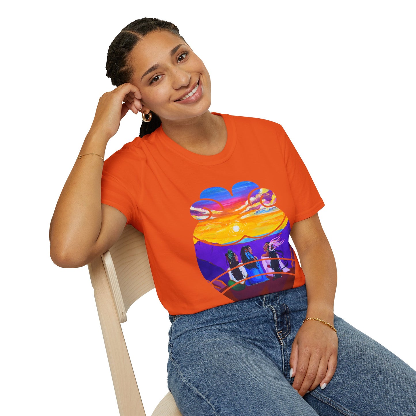 Camiseta unisex de estilo suave Amistad | Amistad azteca | Calpulli | Yollotl | Danza Azteca | Indígena | Danza azteca | Ropa | Ropa