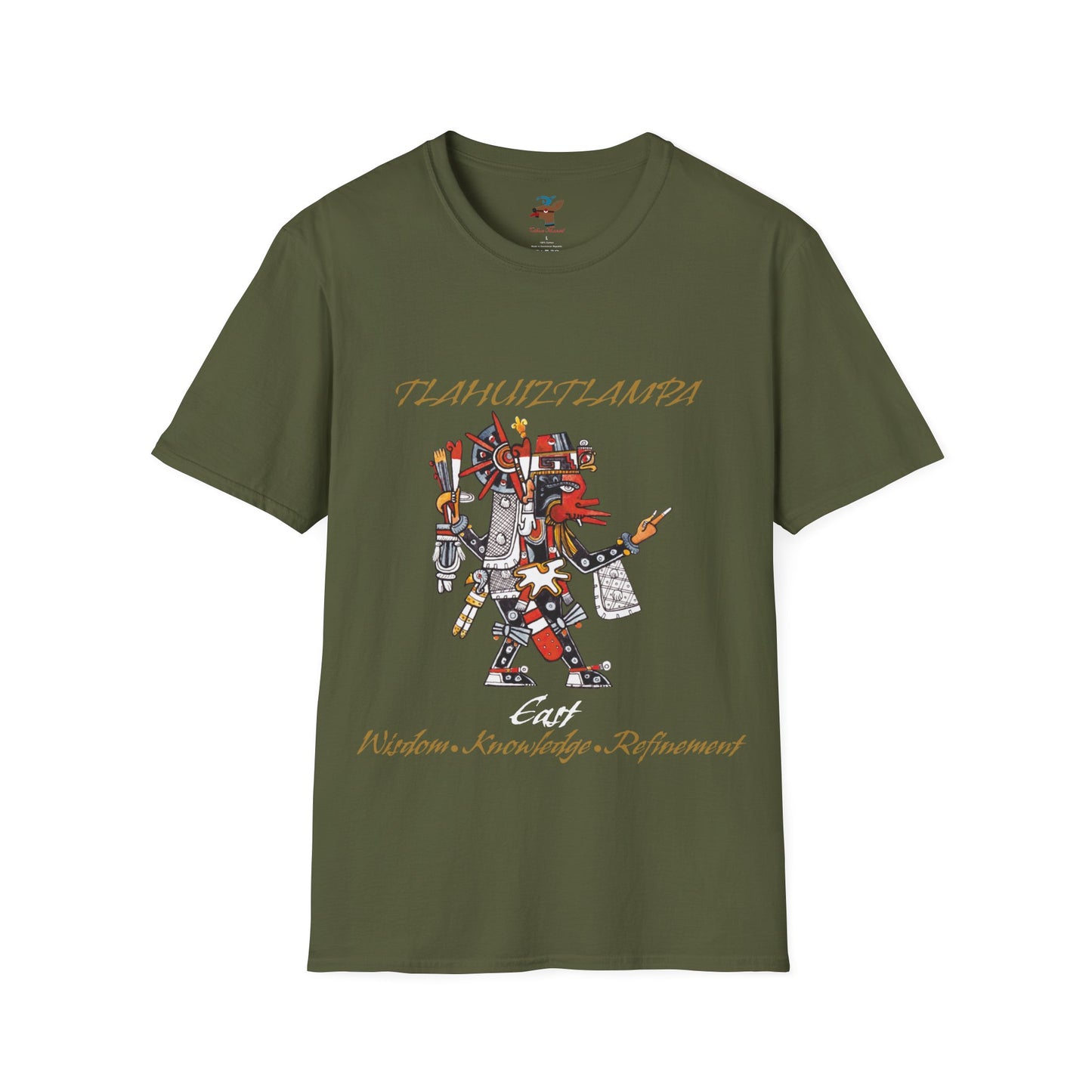 Camiseta unisex estilo suave Tlahuiztlampa Quetzalcoatl | dirección este | danza azteca | danza azteca | ropa | ropa | camiseta