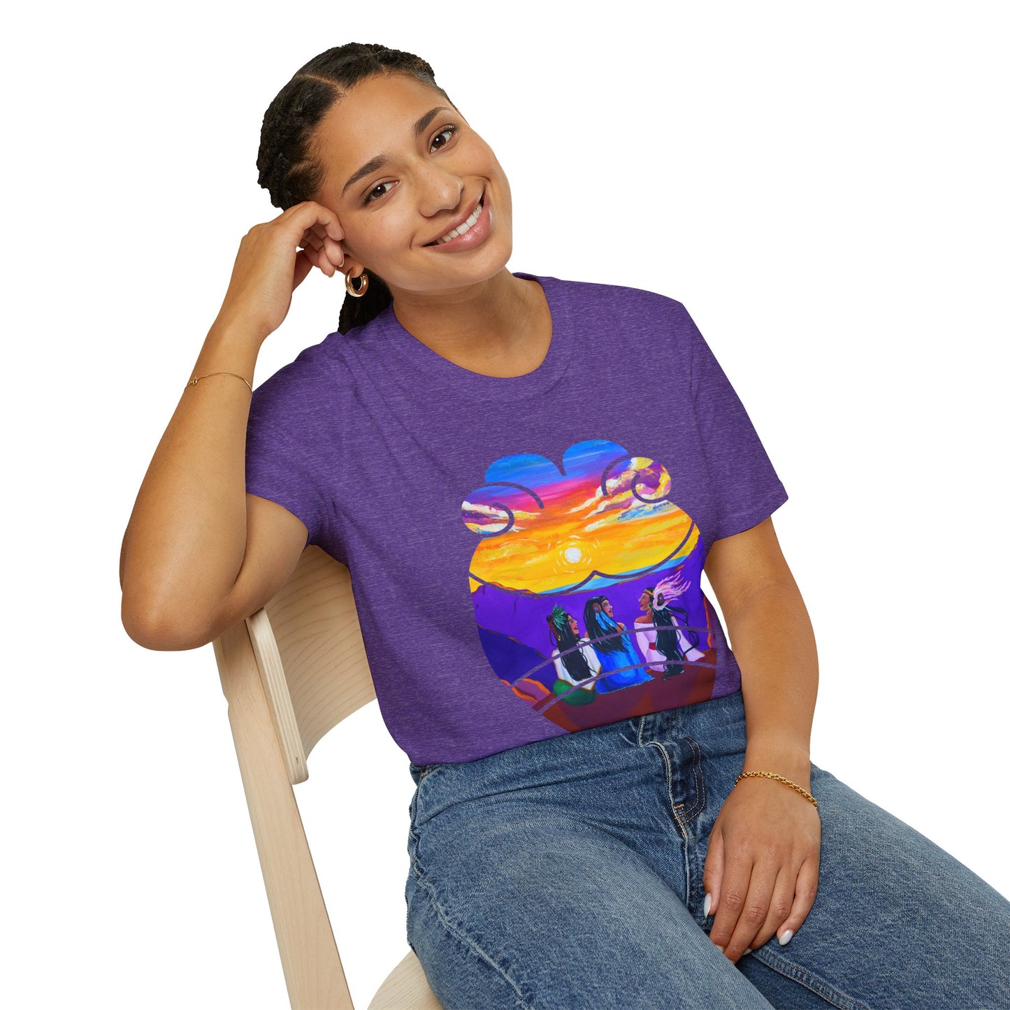 Camiseta unisex de estilo suave Amistad | Amistad azteca | Calpulli | Yollotl | Danza Azteca | Indígena | Danza azteca | Ropa | Ropa