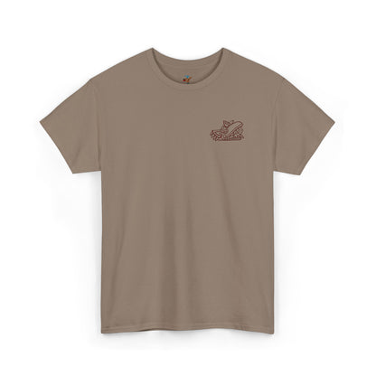 Cipactli Crocodile Tonalli Embroidered Design T-Shirt