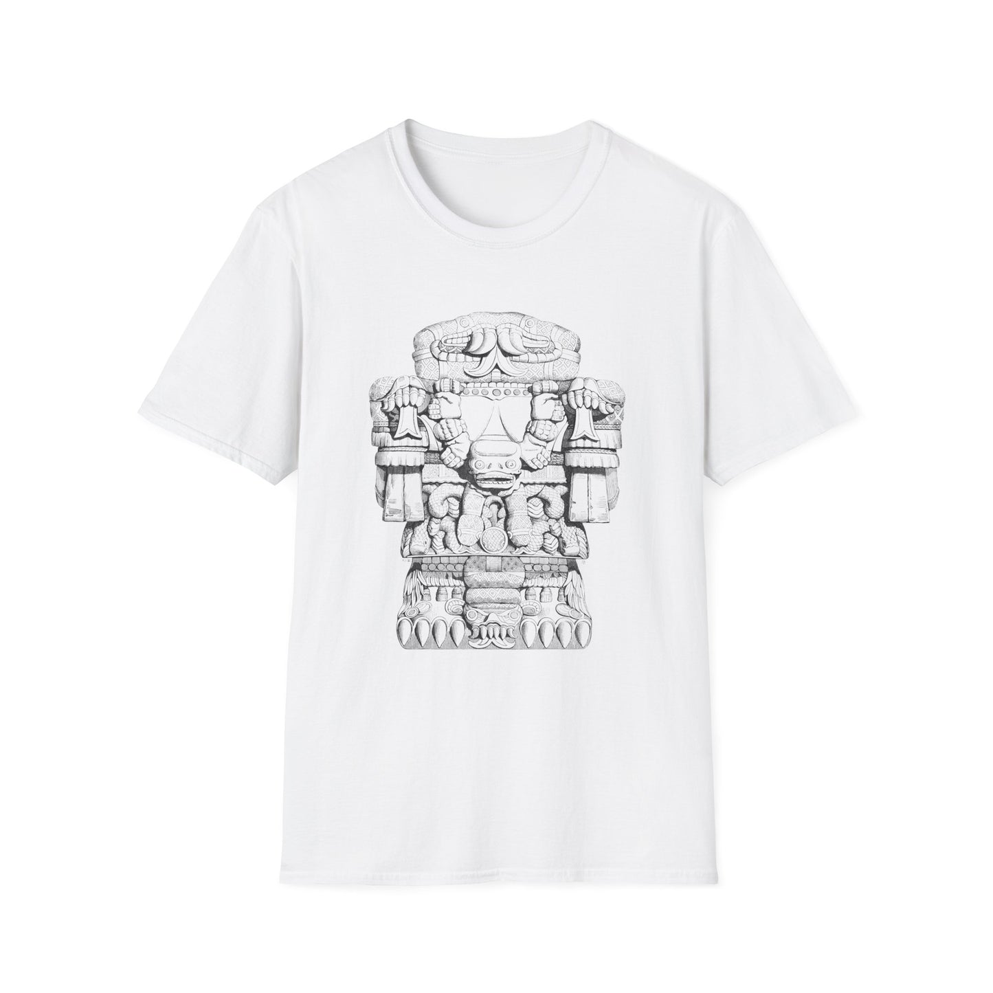 Coatlicue Tonantzin T-Shirt – Ancient Mesoamerican Glyph Illustration Tee