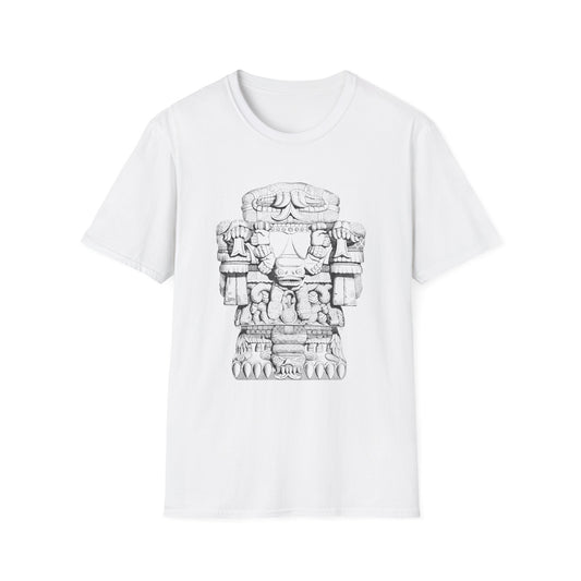 Coatlicue Tonantzin T-Shirt – Ancient Mesoamerican Glyph Illustration Tee