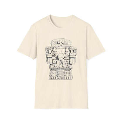 Coatlicue Tonantzin T-Shirt – Ancient Mesoamerican Glyph Illustration Tee