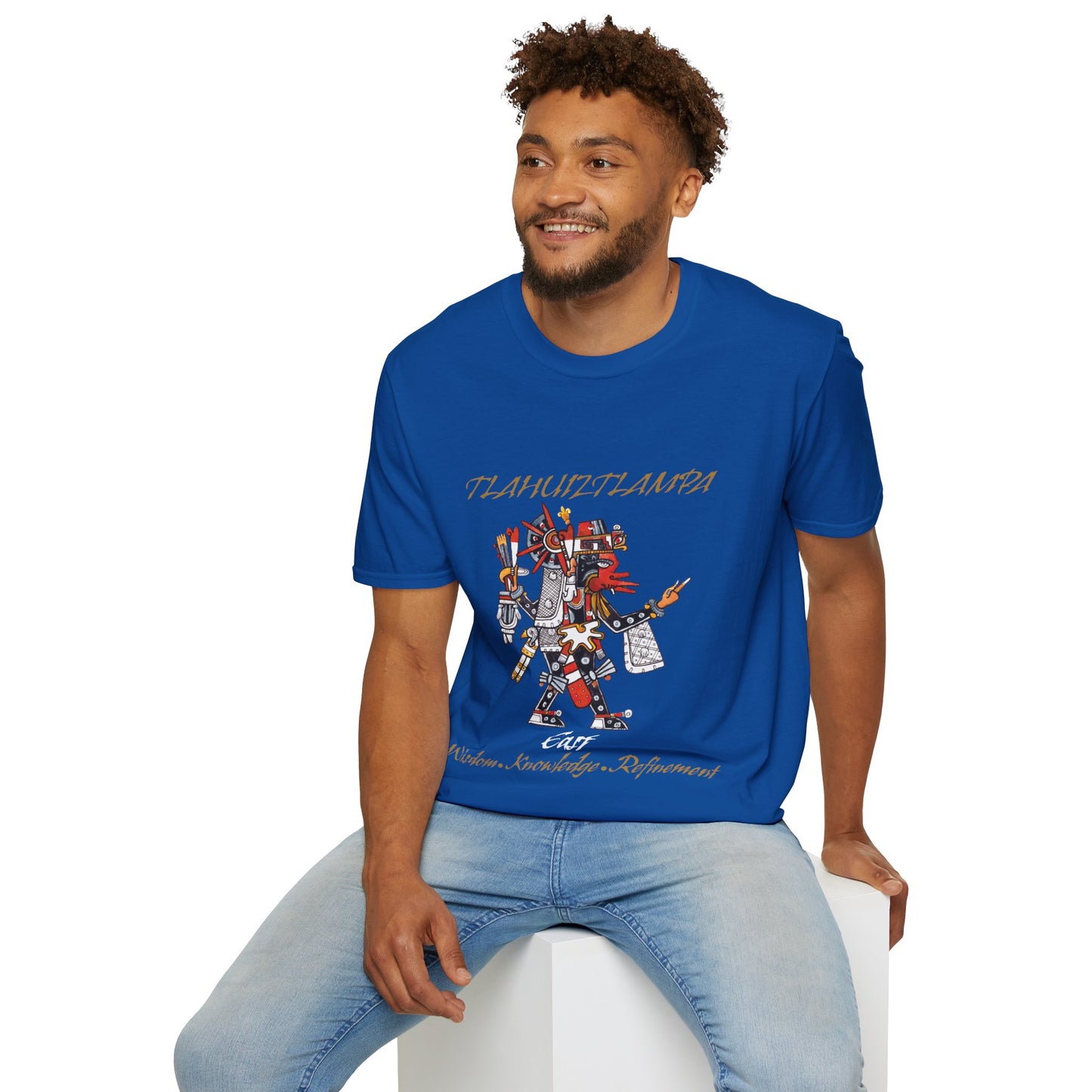 Camiseta unisex estilo suave Tlahuiztlampa Quetzalcoatl | dirección este | danza azteca | danza azteca | ropa | ropa | camiseta