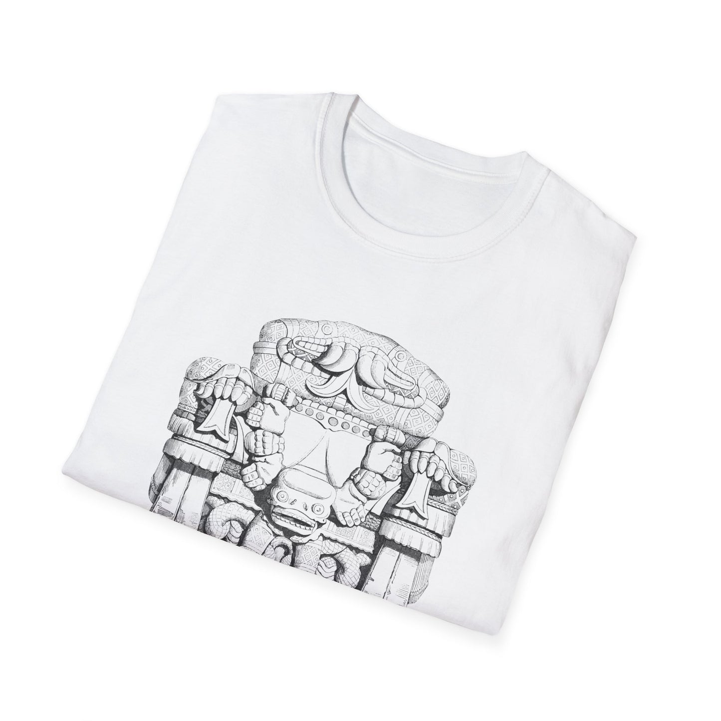 Coatlicue Tonantzin T-Shirt – Ancient Mesoamerican Glyph Illustration Tee