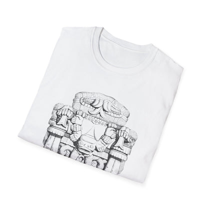 Coatlicue Tonantzin T-Shirt – Ancient Mesoamerican Glyph Illustration Tee