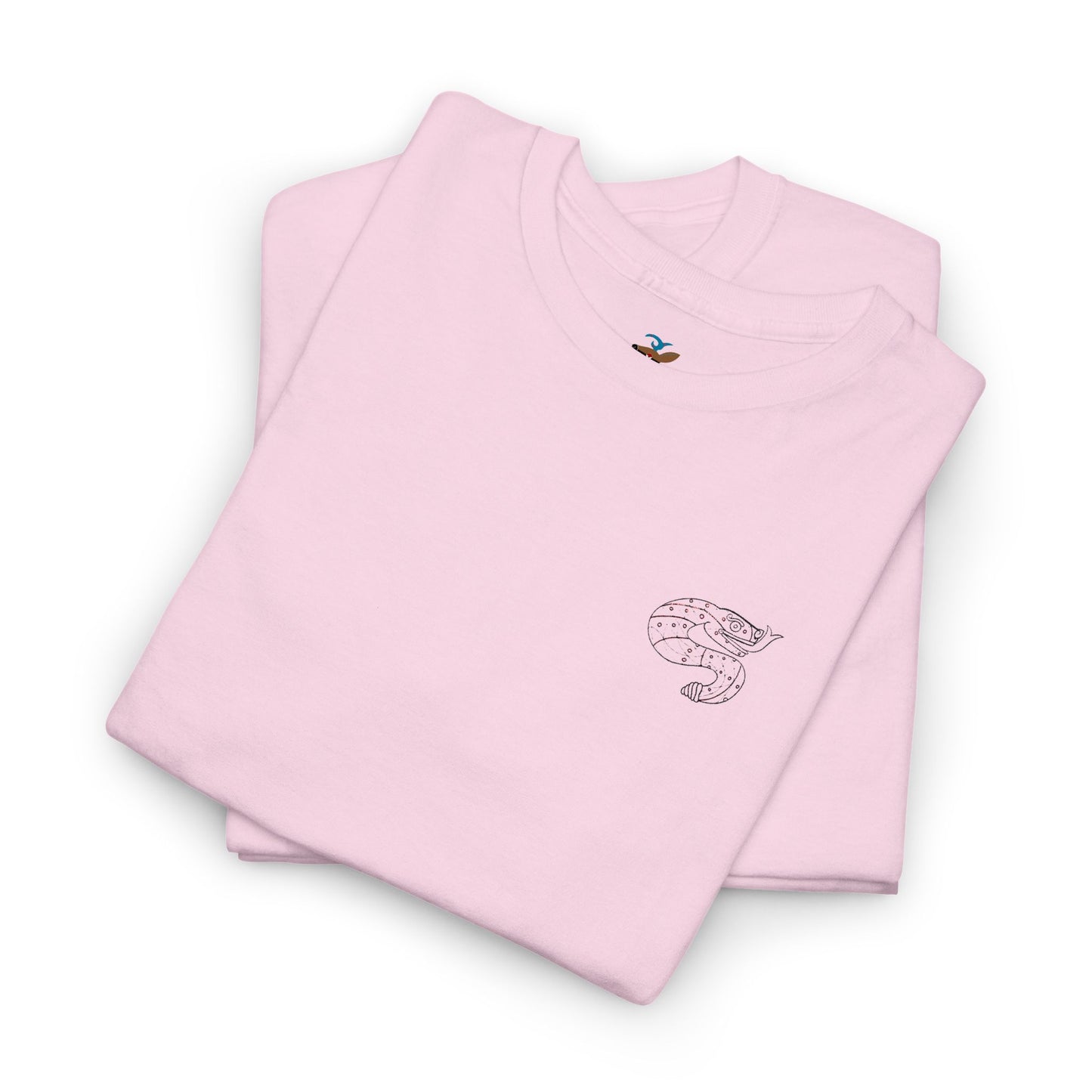 Coatl Snake Tonalli Embroidered Design T-Shirt