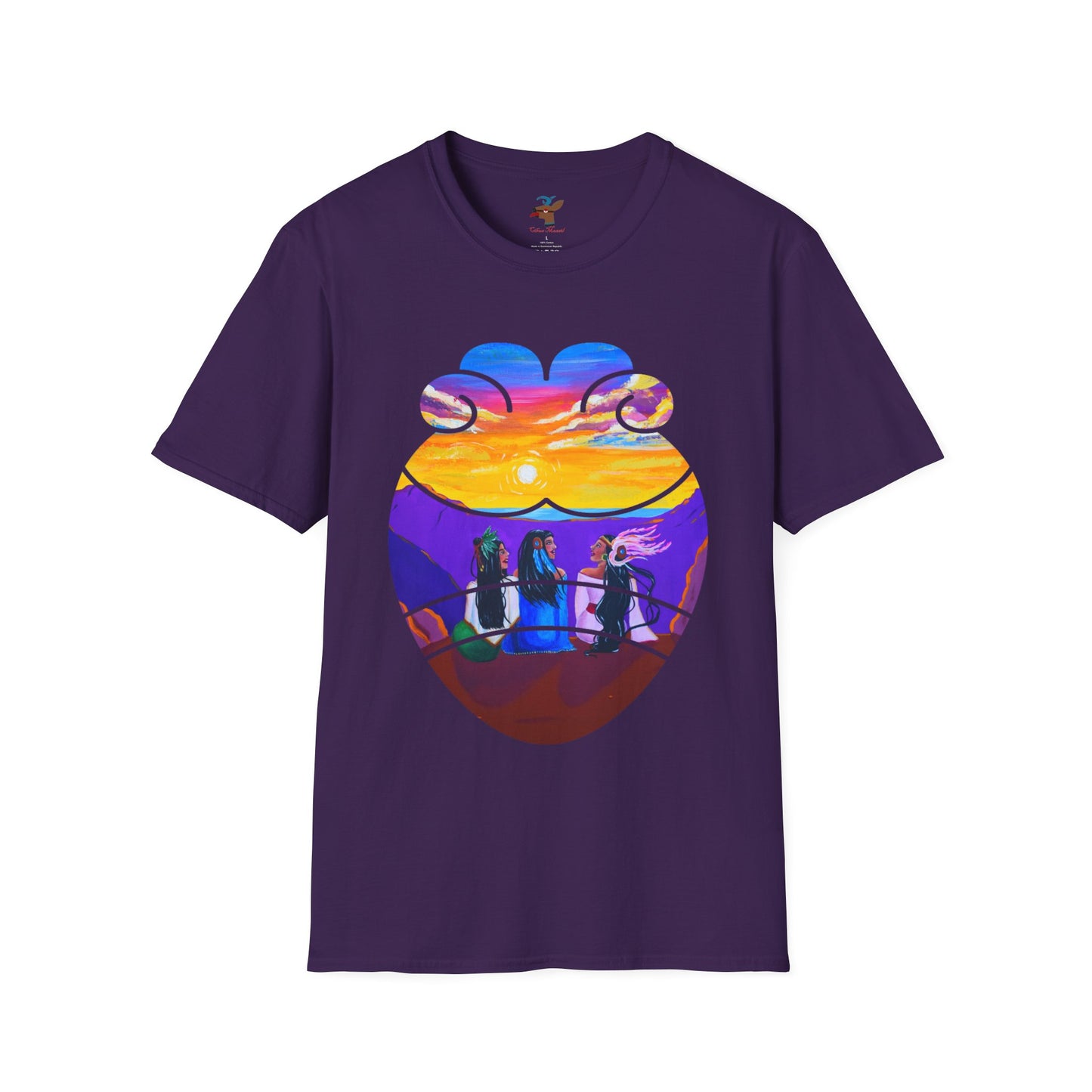 Camiseta unisex de estilo suave Amistad | Amistad azteca | Calpulli | Yollotl | Danza Azteca | Indígena | Danza azteca | Ropa | Ropa