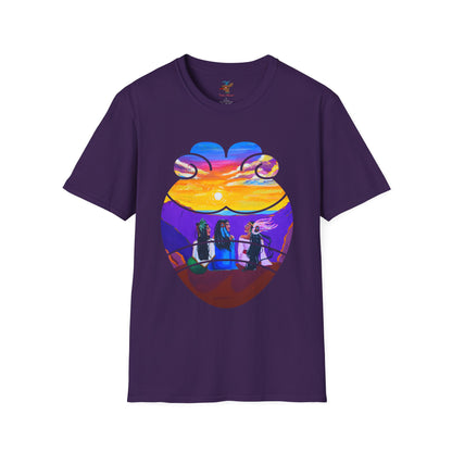 Camiseta unisex de estilo suave Amistad | Amistad azteca | Calpulli | Yollotl | Danza Azteca | Indígena | Danza azteca | Ropa | Ropa