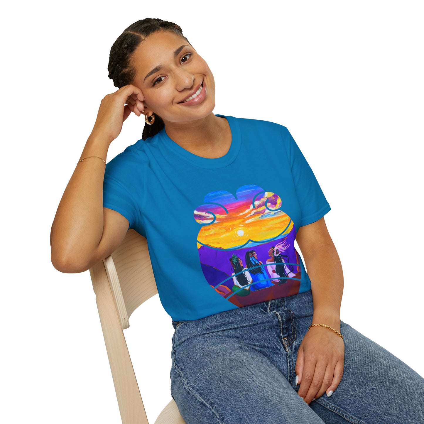Camiseta unisex de estilo suave Amistad | Amistad azteca | Calpulli | Yollotl | Danza Azteca | Indígena | Danza azteca | Ropa | Ropa