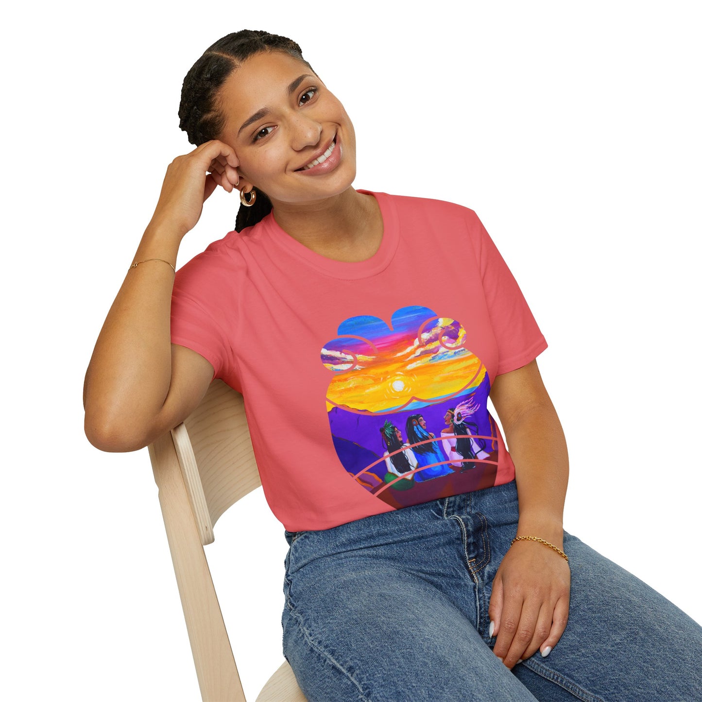 Camiseta unisex de estilo suave Amistad | Amistad azteca | Calpulli | Yollotl | Danza Azteca | Indígena | Danza azteca | Ropa | Ropa