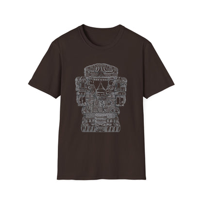 Coatlicue Tonantzin T-Shirt – Ancient Mesoamerican Glyph Illustration Tee