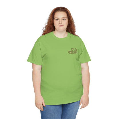 Cipactli Crocodile Tonalli Embroidered Design T-Shirt