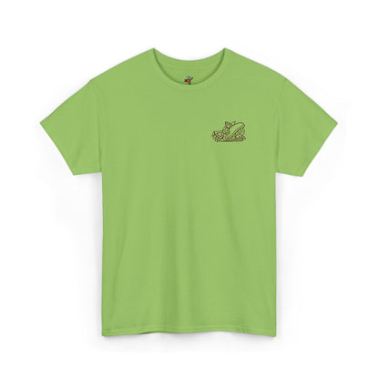 Cipactli Crocodile Tonalli Embroidered Design T-Shirt