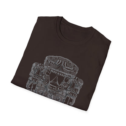 Coatlicue Tonantzin T-Shirt – Ancient Mesoamerican Glyph Illustration Tee