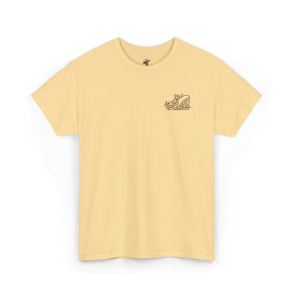 Cipactli Crocodile Tonalli Embroidered Design T-Shirt